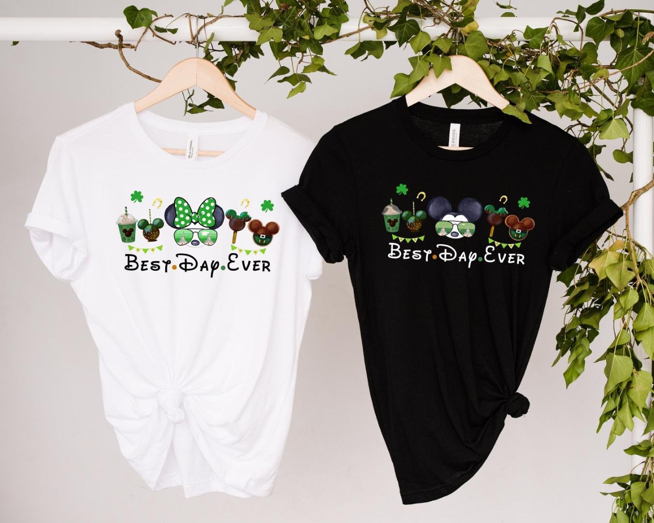 Mickey Minnie Best day ever Happy St. Patricks day Disney s