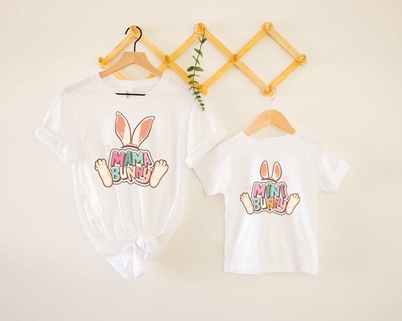 Mini Bunny Shirt, Mama Bunny Shirt, Mama MIni Easter Shirt,
