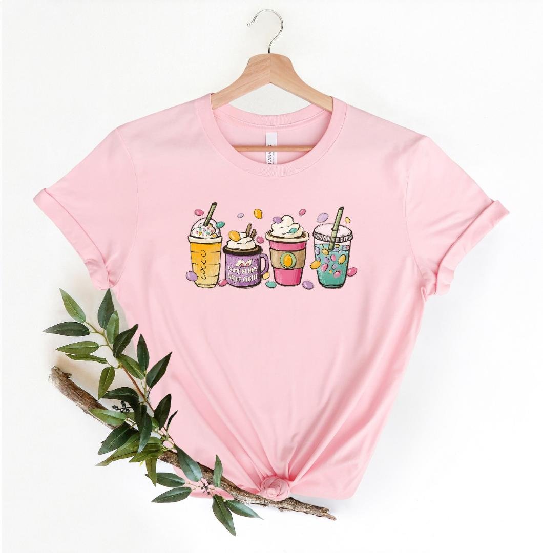 Bunny Needs Coffee Shirt, Easter Coffee Shirt, Cute Easter G