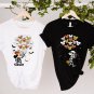 Disney Halloween Matching Shi, Disney Skeleton Balloon Shirt