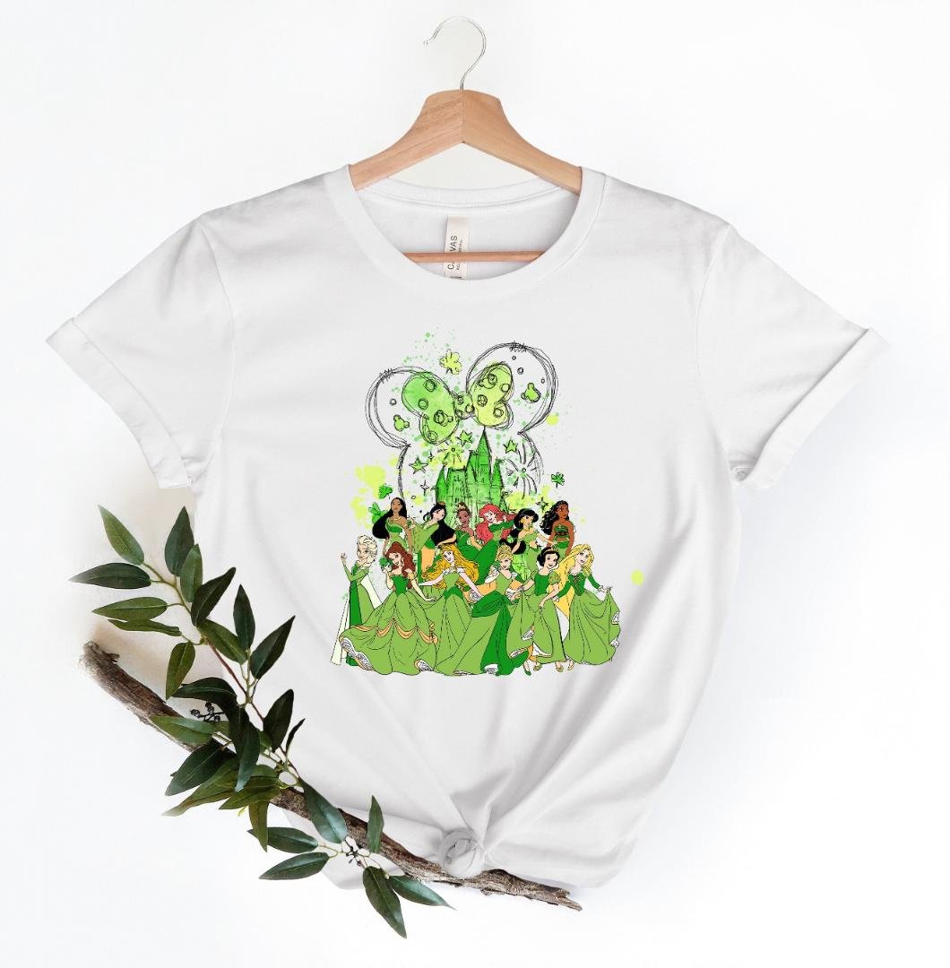 Disney Princess Sha, Disney Princess St Patricks Day T-Shirt
