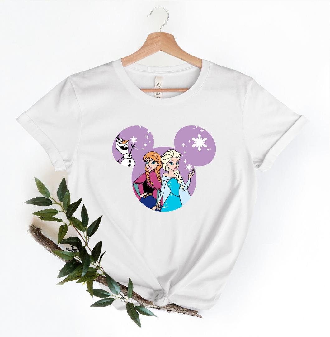Frozen Elsa Anna Shirt, Disney Princess Elsa T-Shirt, Frozen