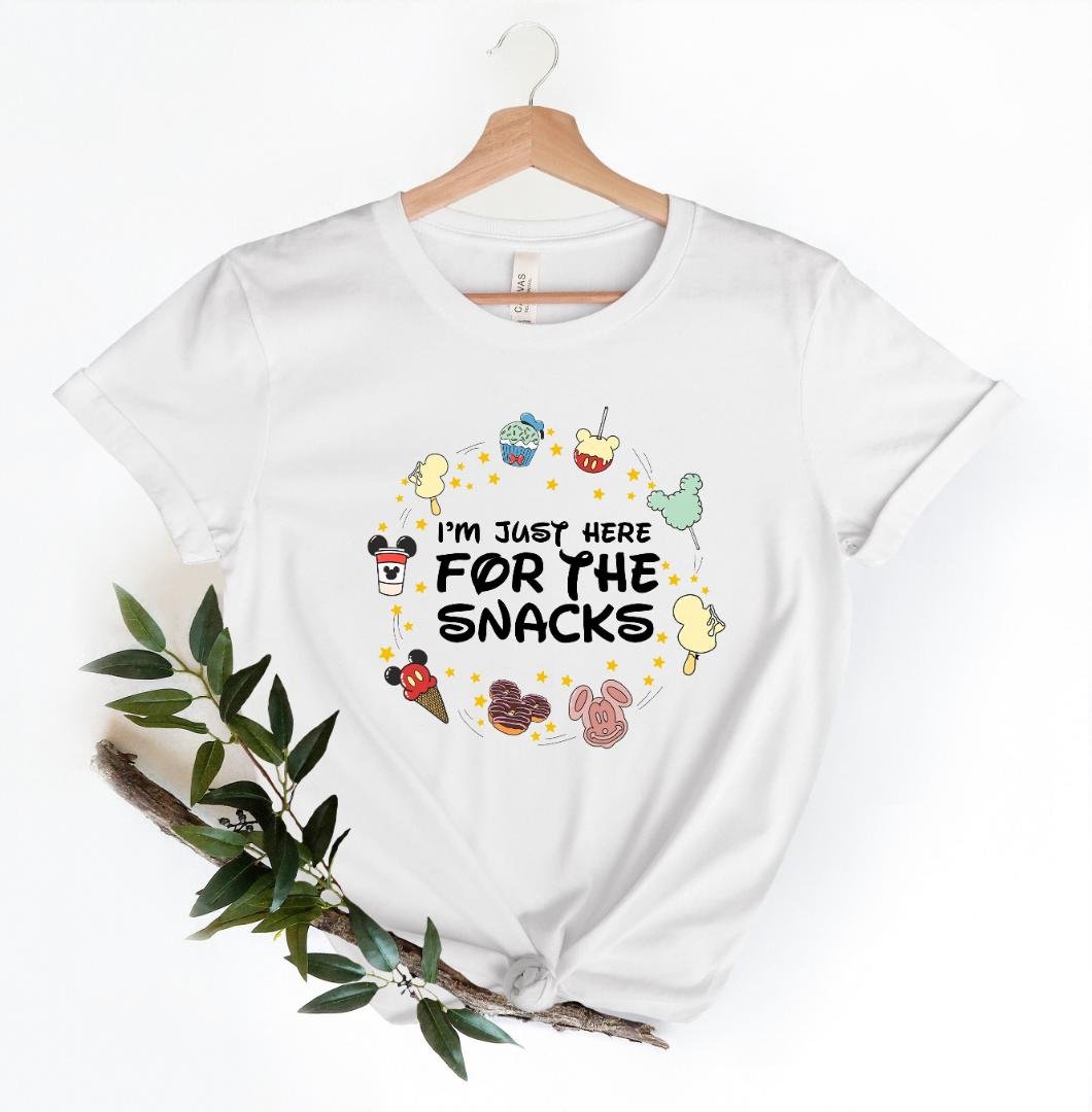 Disney Snacks Shir, Disney Im Just Here for the Snacks Shirt