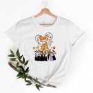 Disney Fa, Disney Halloween Princess Watercolor Castle Shirt