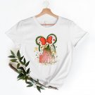 Christmas Minnie Watercolor, Christmas Minnie Castle Shirt