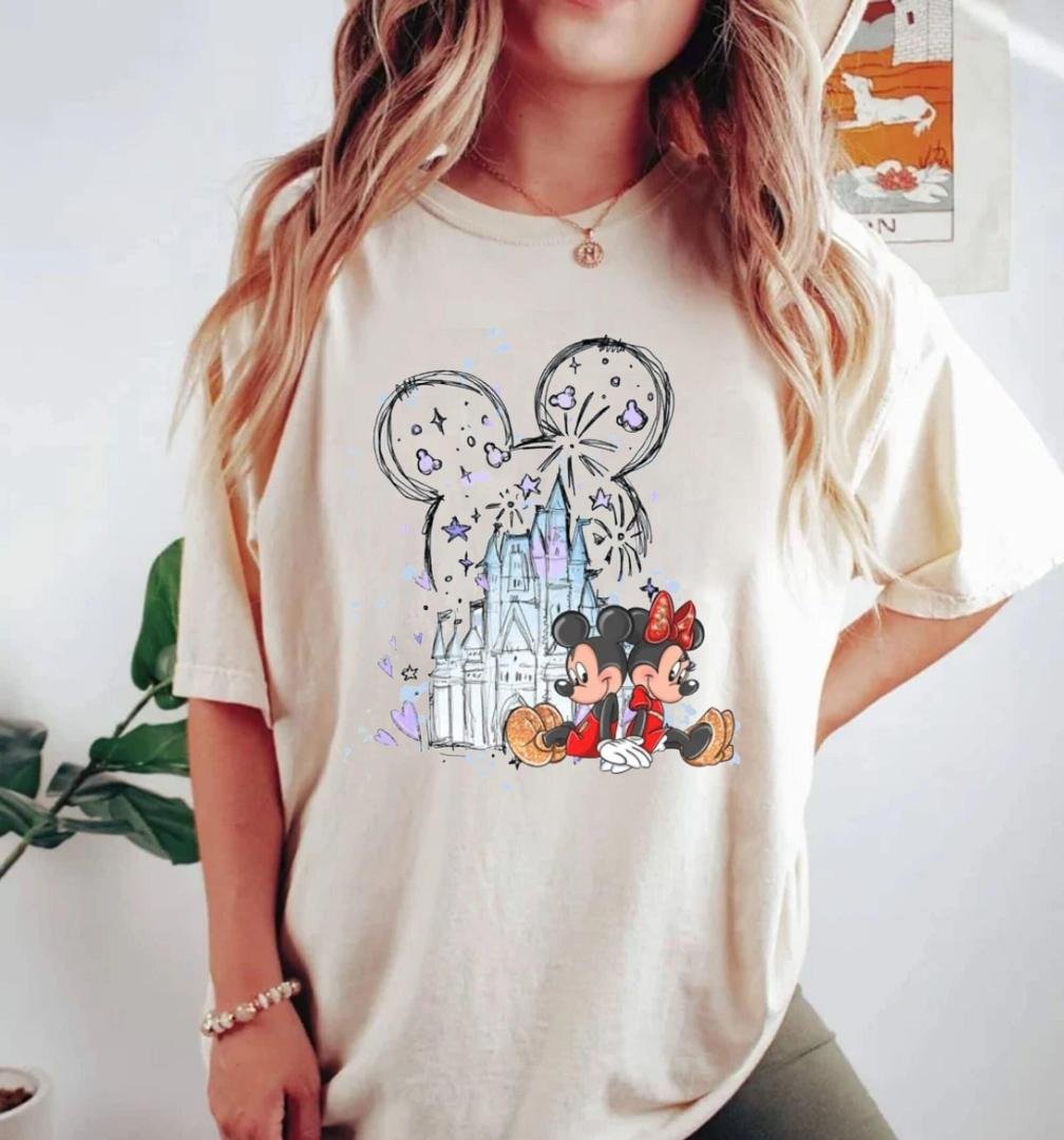 Magic Kingdom, Mickey Minnie Castle Shirt