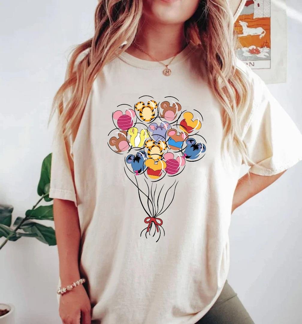 Co, Disney Winnie The Pooh Balloons Shirt