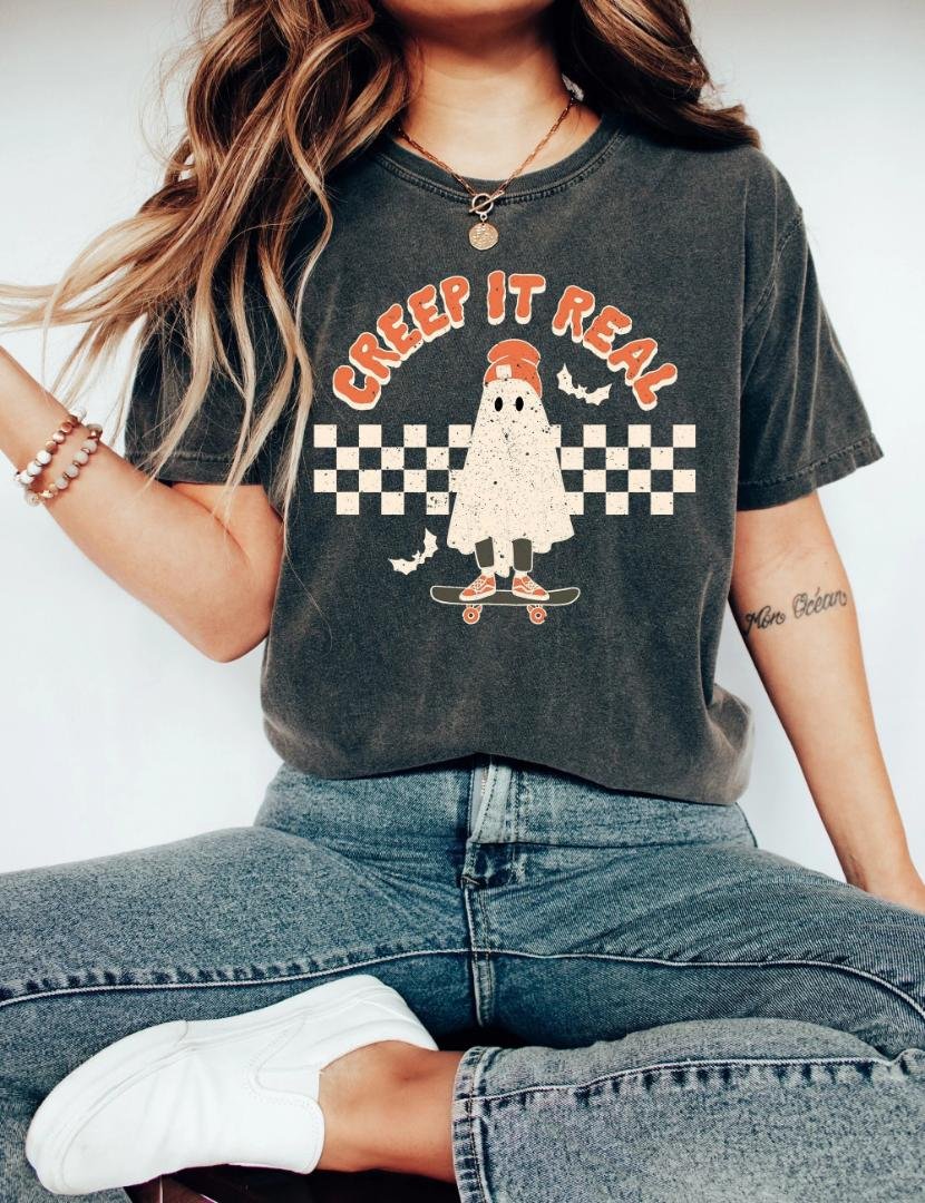 Retro Halloween Creep it Real Shirt