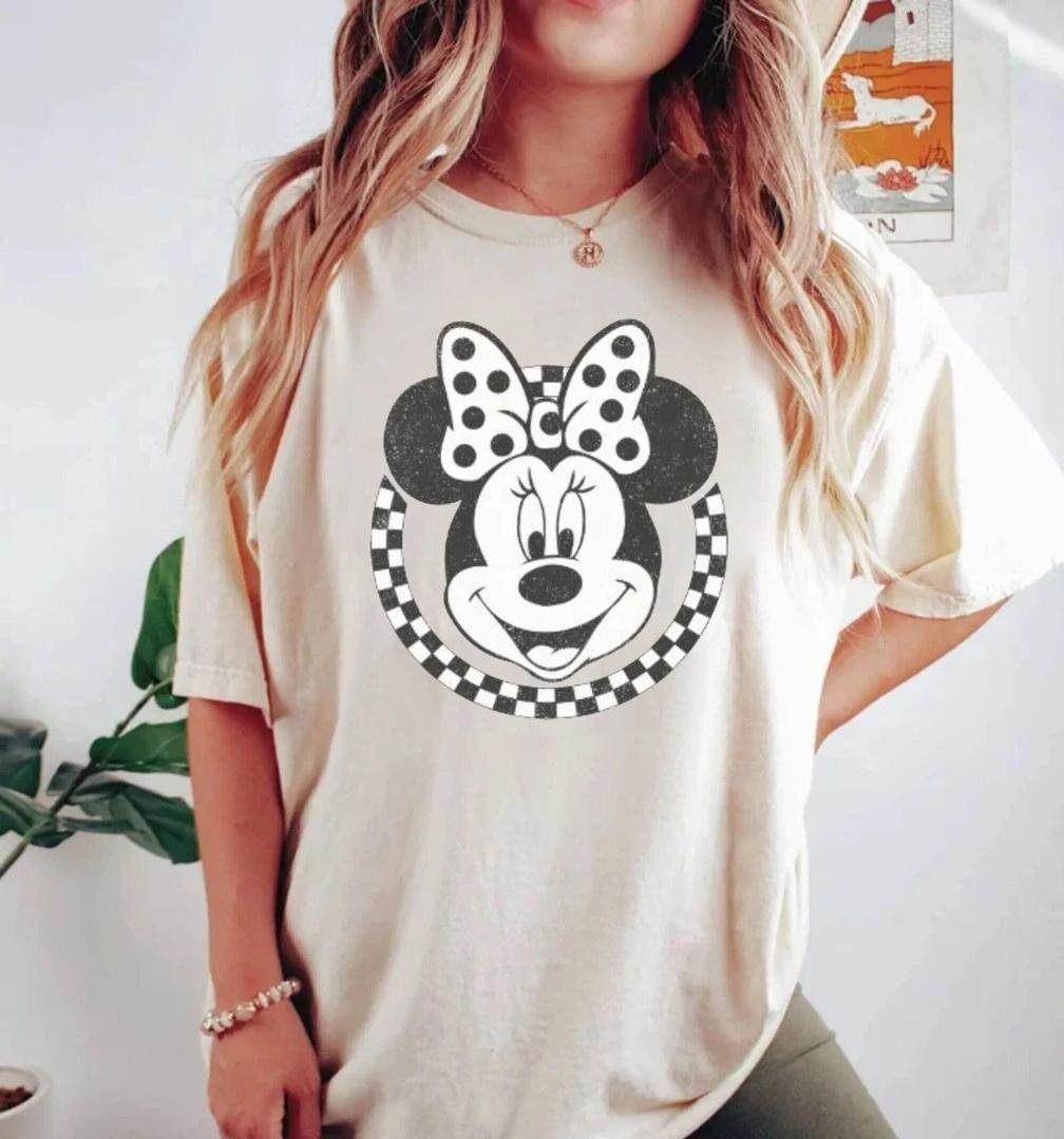 Vint, Checkered Mickey Minnie Shirt