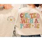 Christian Shirt, Created With Purpose Shirt, Relig