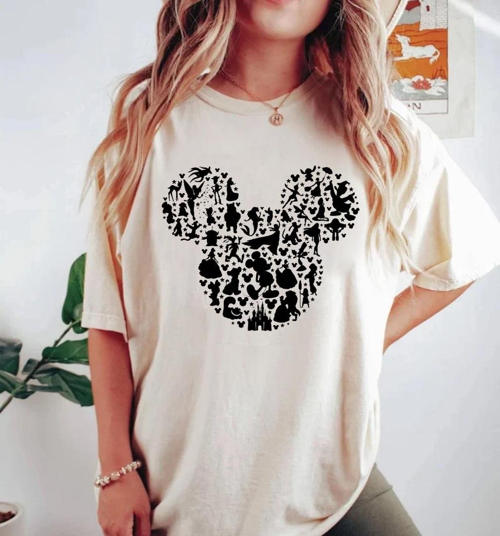 Prin, Mickey Mouse Silhouette Shirt