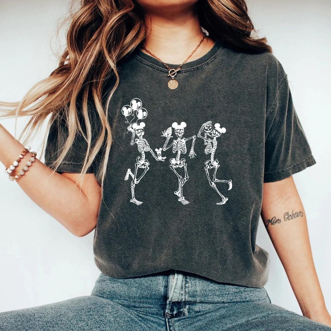 Mick, Mickey Dancing Skeleton Shirt