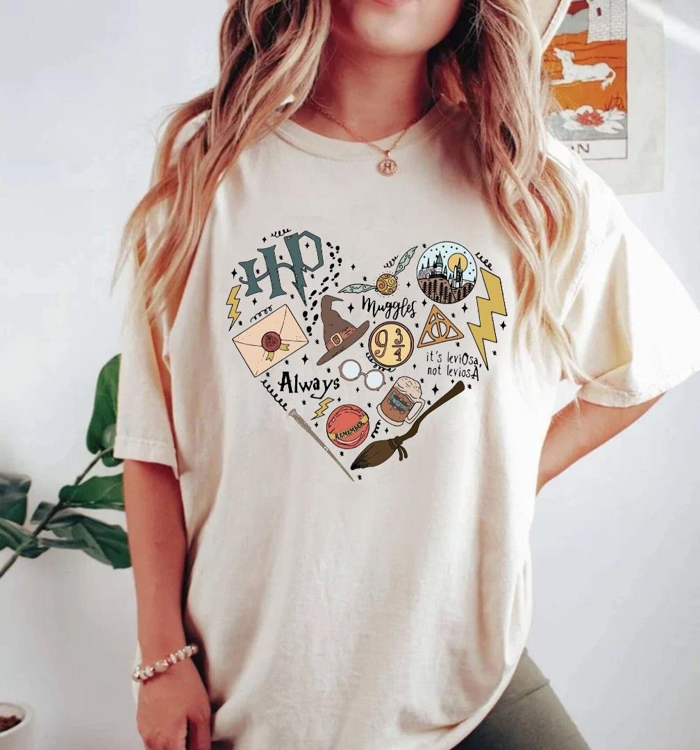 Wizard Shirt,, HP Witch Heart Shirt
