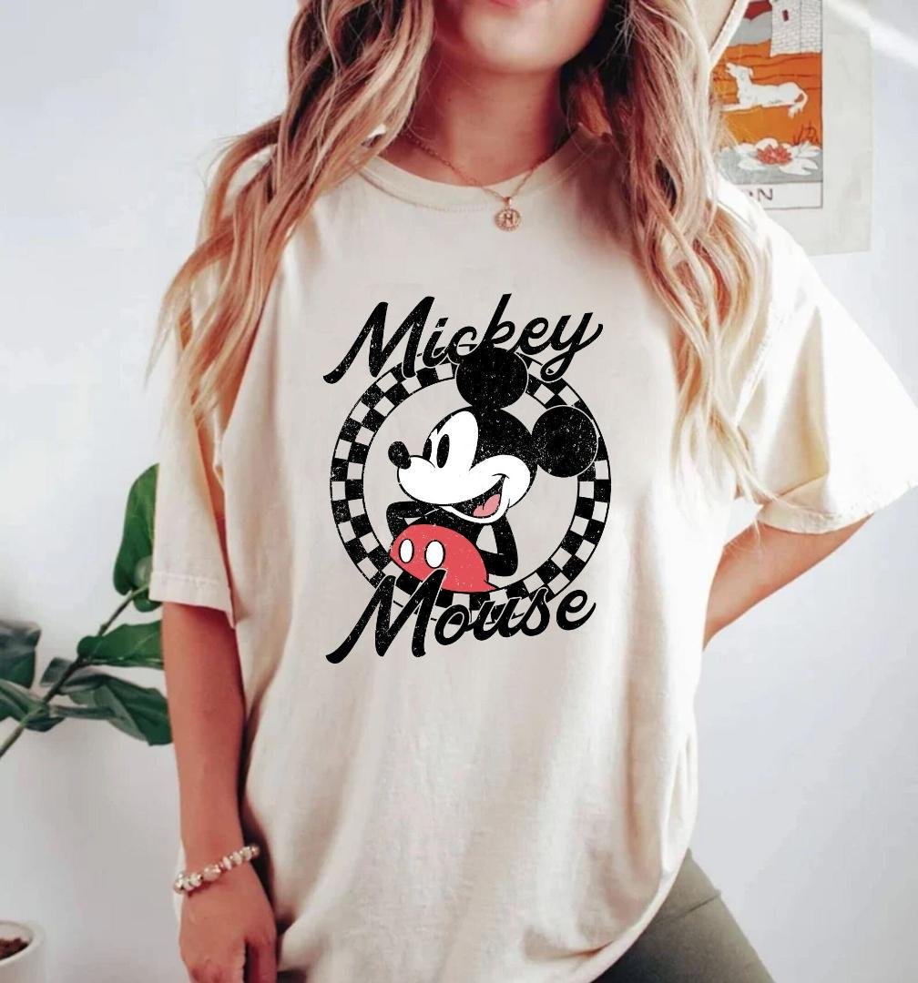 Mick, Disney Mickey Checkered Shirt