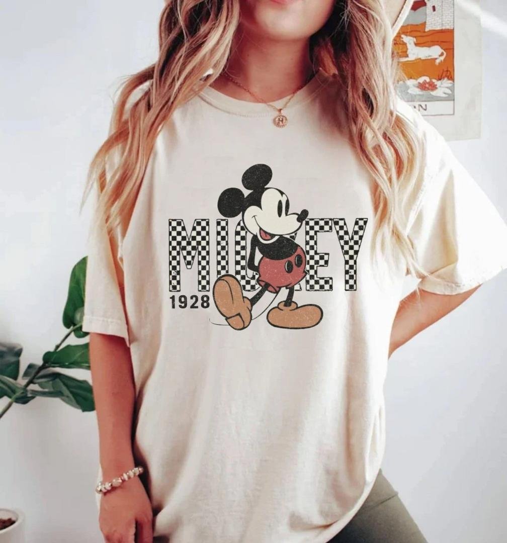 Disn, Disney Mickey Checkered Shirt