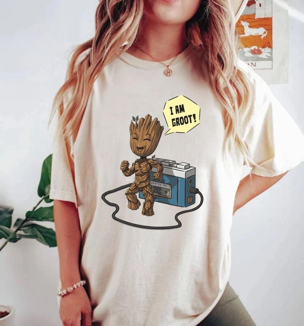 I Am Groot Shirt,, Baby Groot Shirt
