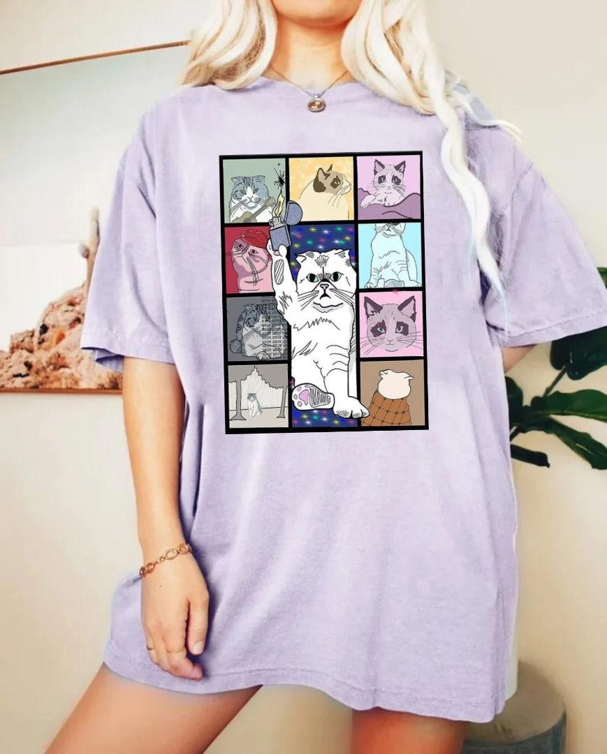 Karma Is A, The Eras Tour Cat Shirt