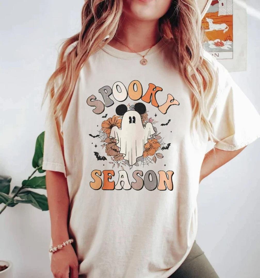 M, Mickey Ghost Spooky Season Shirt