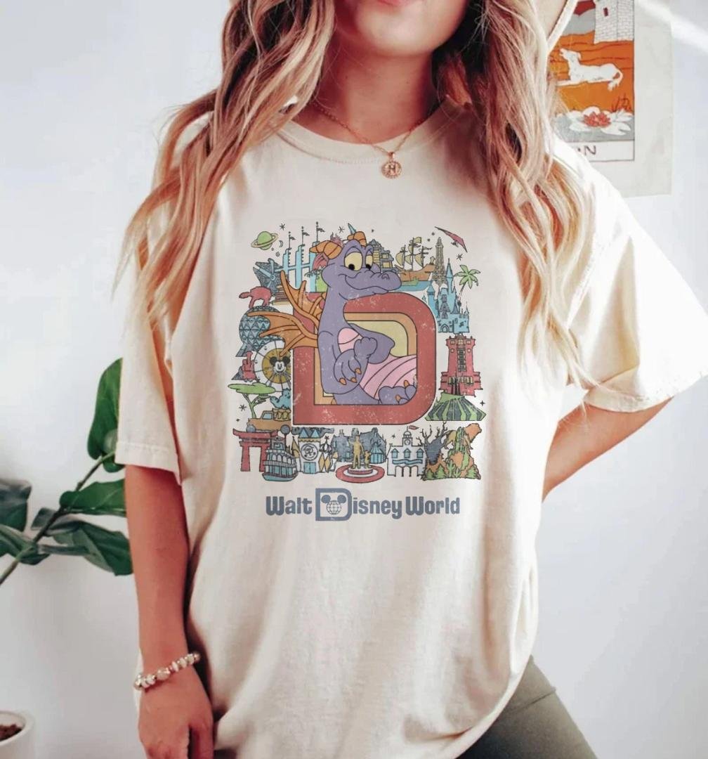 Disney E, Disneyworld Figment Shirt