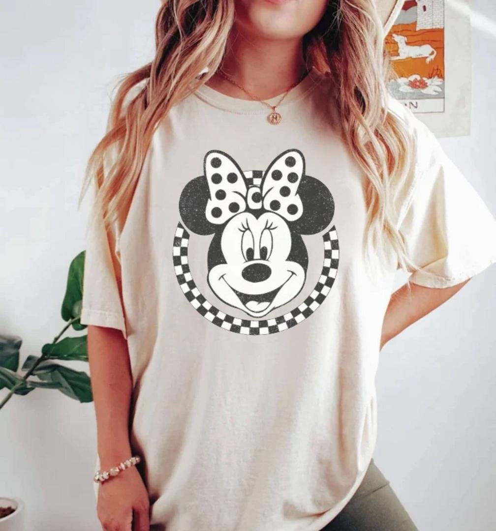 Vint, Checkered Mickey Minnie Shirt