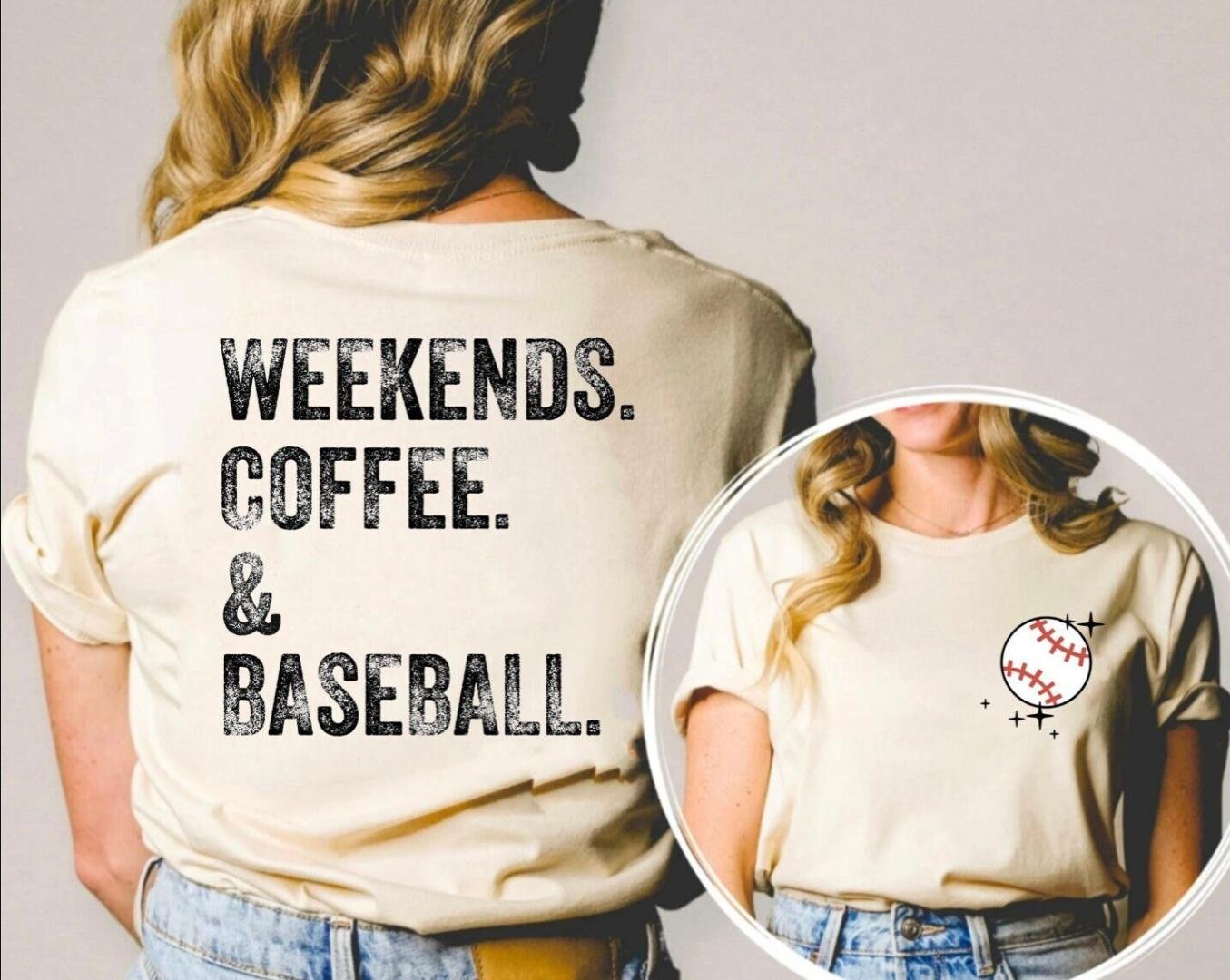 Funny Baseball T-Shirt, Game Day Baseball Shirt, B