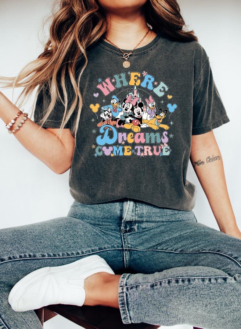Disney Shirt,, Where Dreams Come True Disney Shirt