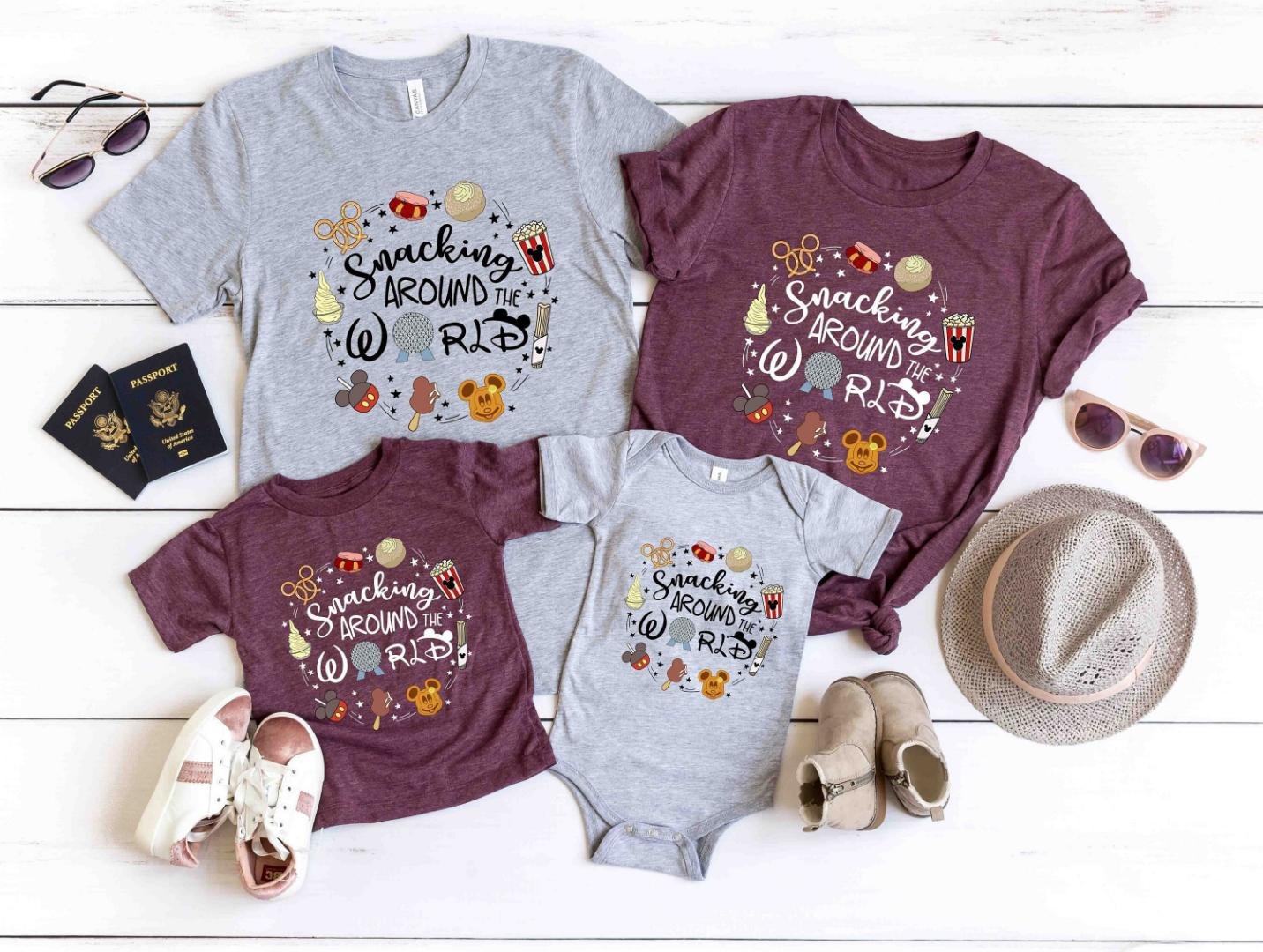 Disney Snacks S, Snacking Around the World T-Shirt