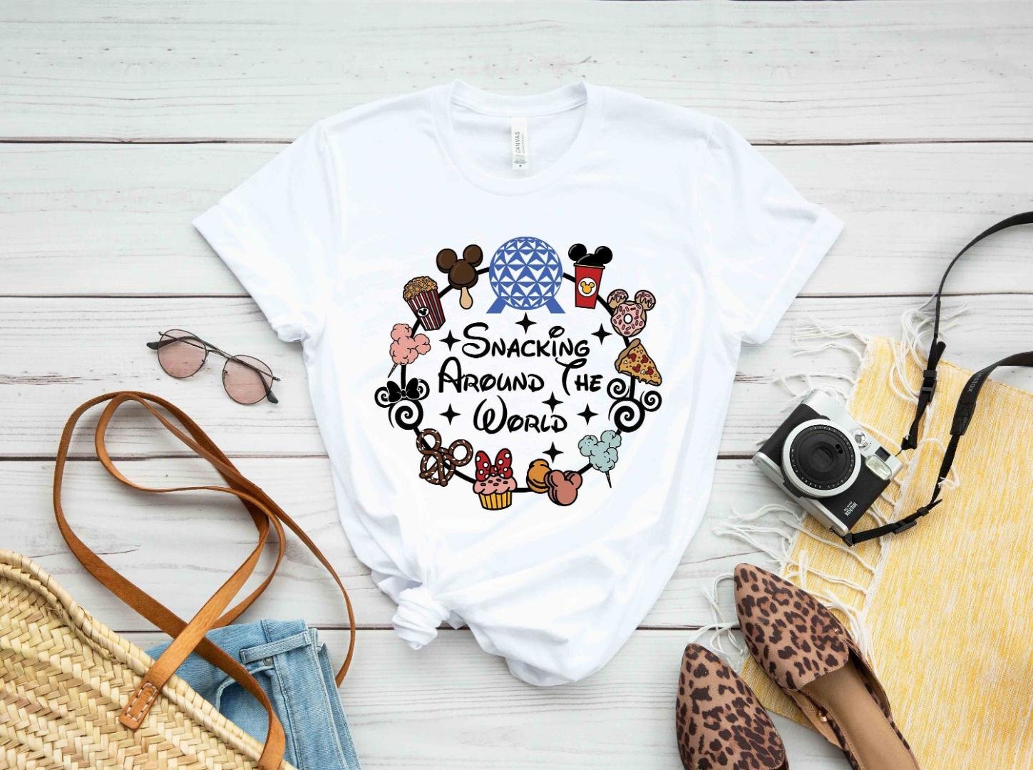 Disney Snacks S, Snacking Around the World T-Shirt