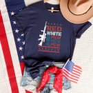 Patriotic T-Shi, Red White And Pew Pew Pew T-shirt