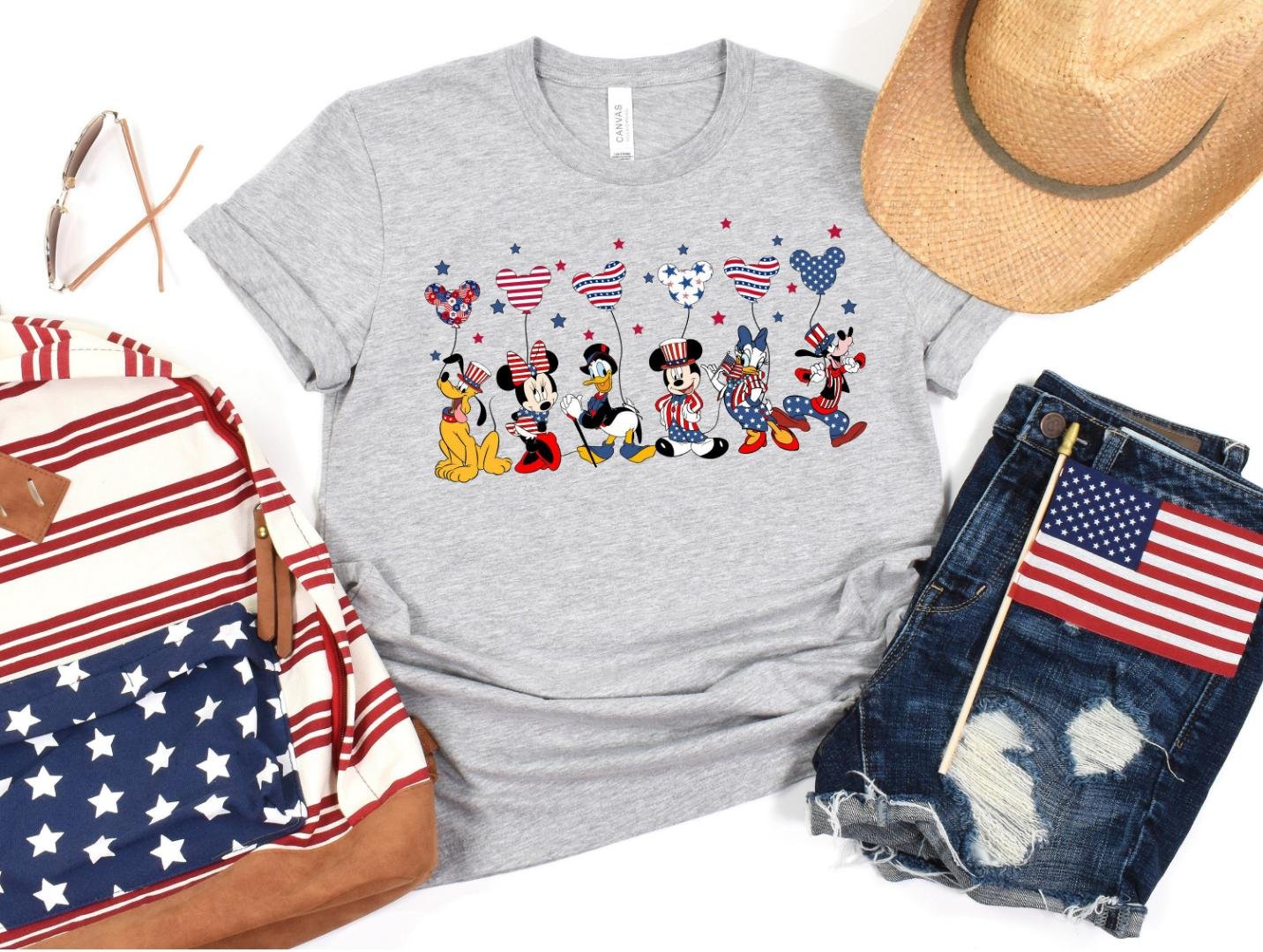 Disney, Mickey Mouse and Friends 4th of July Shirt