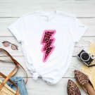 Summertime B, Leopard Neon Lightening Bolt T-shirt
