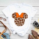 Animal Print Sh, Leopard Minnie And Mickey T-Shirt