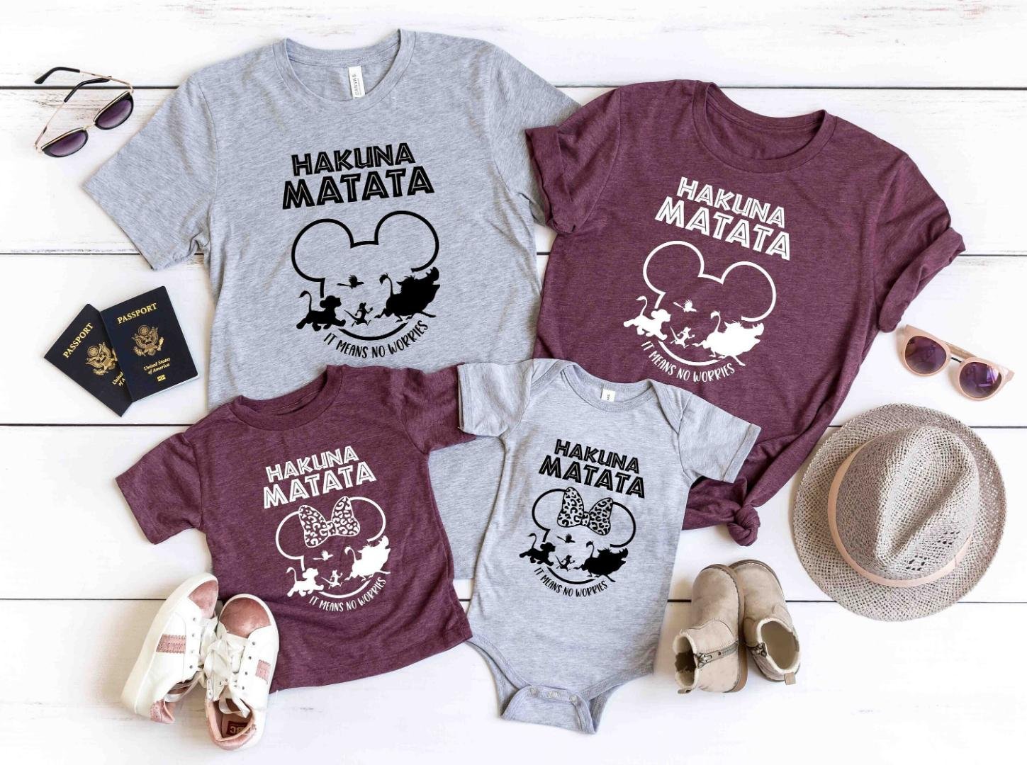 Disney, Hakuna Matata It Means No Worries T-Shirt