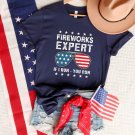 4th of, Fireworks Expert If I Run You Run T-Shirt
