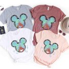 Mickey Wa, Disney Watercolor Mickey Castle T-Shirt