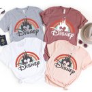 Disney Vintage ,Disne, Disney Rainbow Castle Shirt