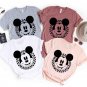 M, Disney Mickey Mouse Checkerboard Circle T-shirt