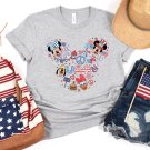 Disney Mickey and Minnie Fourth Of July Shirts,Hap