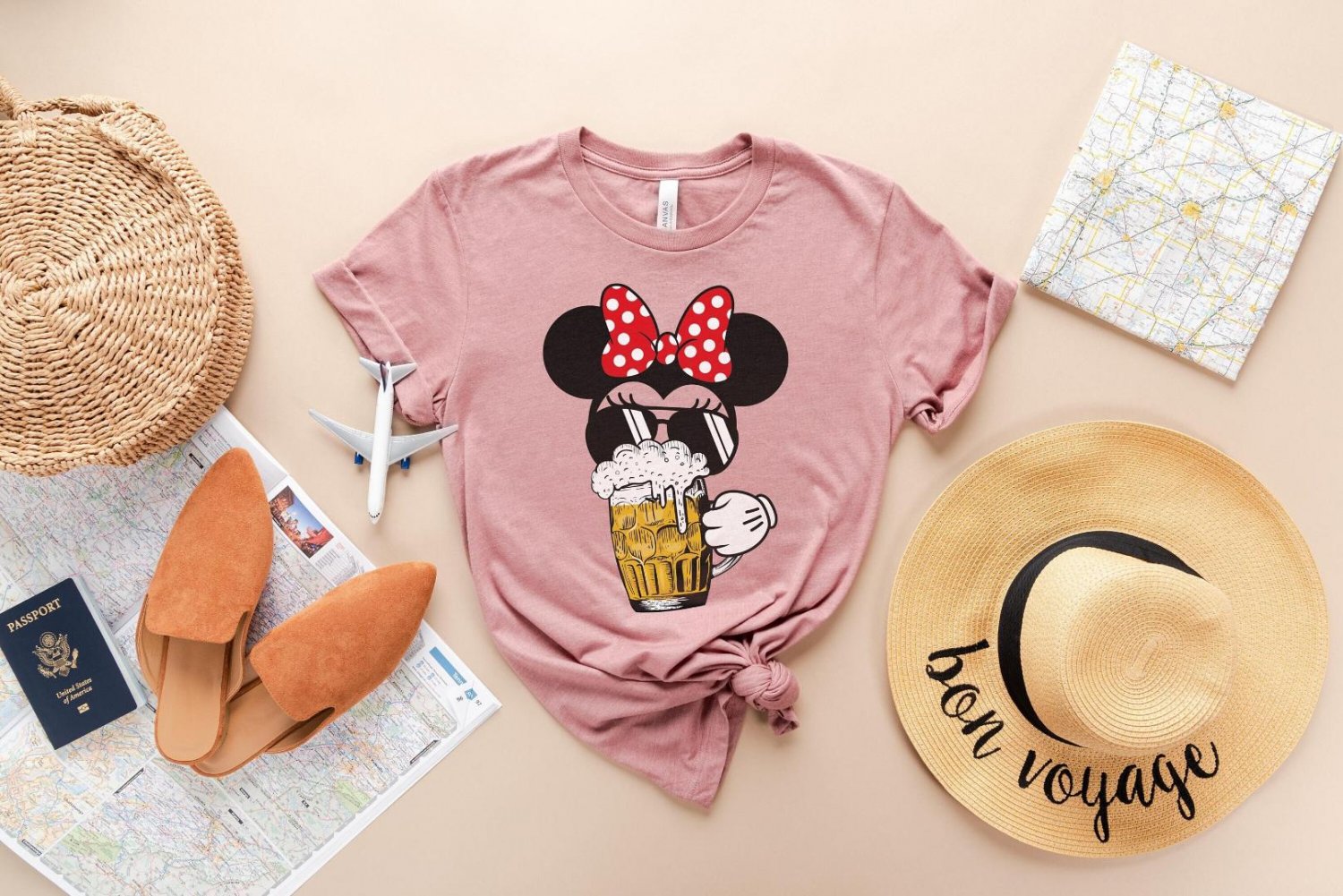 Disney Her & Him Drink Shir, Disney Drinks T-Shirt