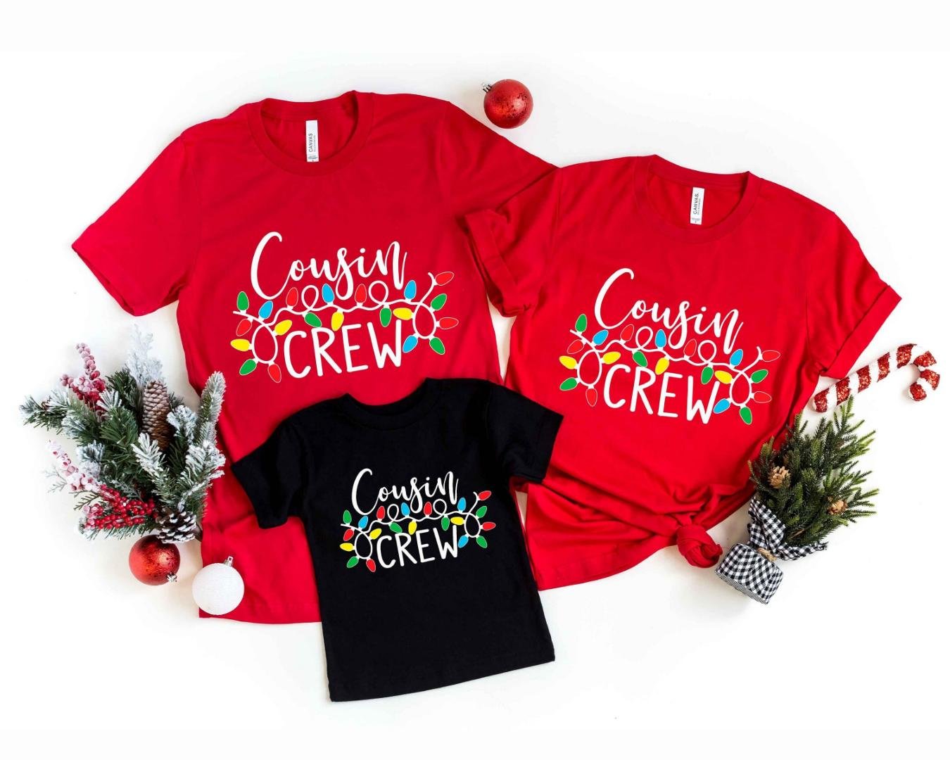 Cousin's Christmas Sh, Christmas Cousin Crew Shirt
