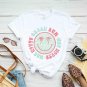 Beach Shirts for, Beach Bum Retro Smiley T-Shirt