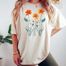Nature Lover Shirt, Wild Flowers Shirt, Ladies Shi