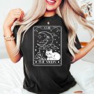 Celestial Outfit,, The Moon Tarot Card Cat T-Shirt