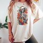 Garment-Dyed Botanical Ske, Skeleton Bouquet Shirt