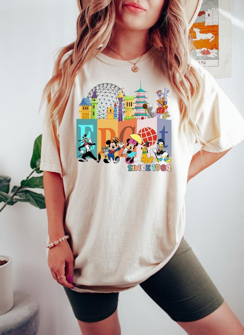 Vintage Disney Shirt, Retro Disney Epcot Shirt, Mi