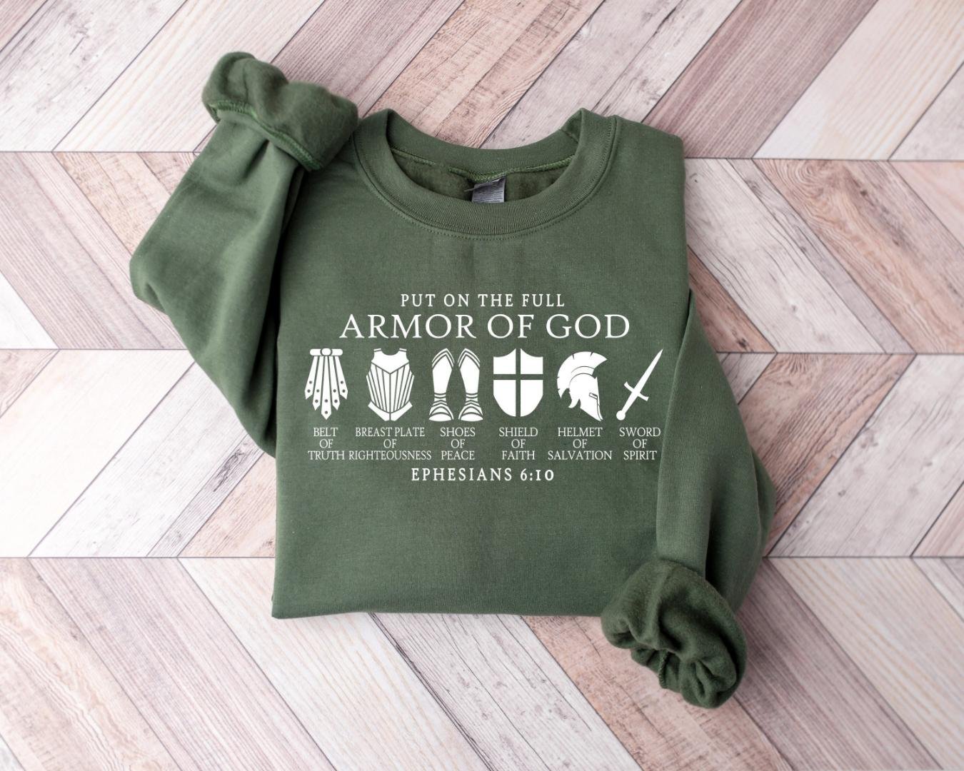 Christian Gift, Put on The Full Armor of God Shirt