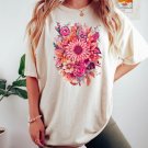 Wildflower Shirt, Flower T-Shirt, Vintage Flower S