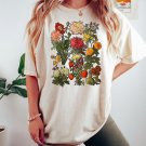 Aesthetic Wild Flower Shirt, Flower Shirts, Botani