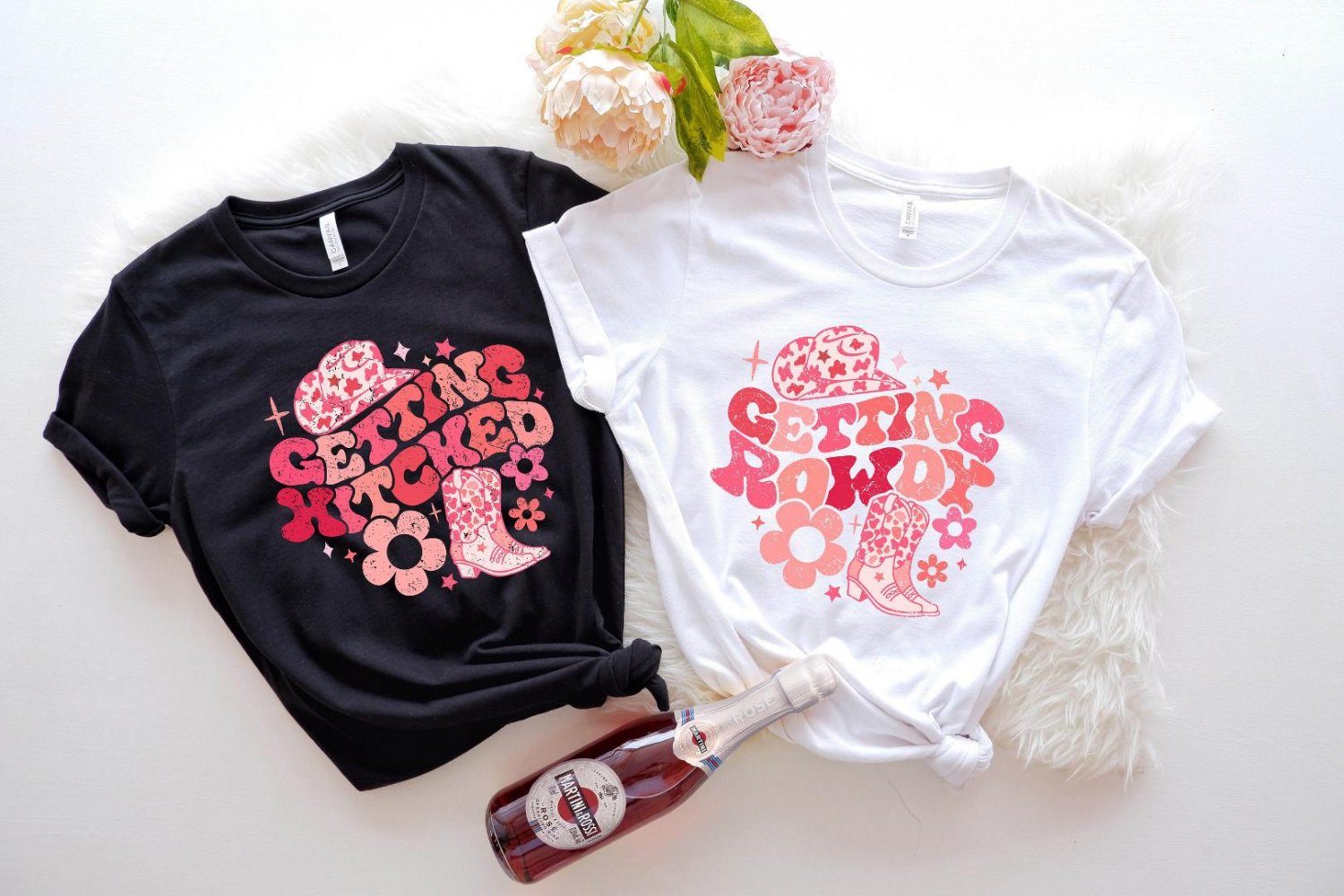 Getting Hitched Rowdy, Country Bachelorette Shirts
