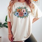 Boho Flower Vintage Inspired Wildflowers Tshirt Bo